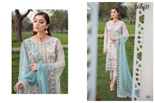 Noor Ramsha Designer Georgette Pakistani Salwar Collection